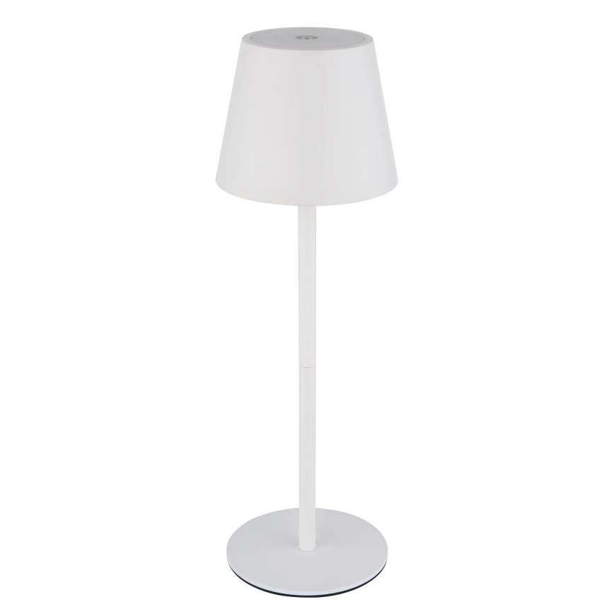 Globo - Lámpara de sobremesa exterior recargable táctil regulable 3 en 1 LED/3W/5V 3000/4000/5000K IP54 1800 mAh blanco