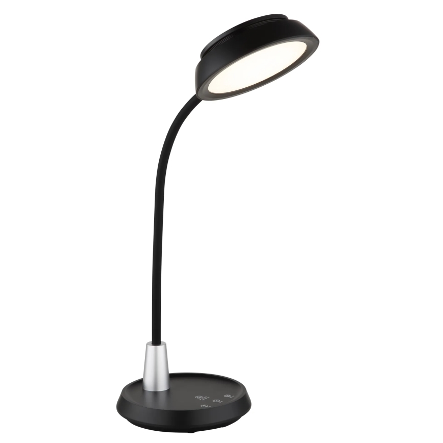 Globo - Lámpara de mesa táctil LED regulable LED/12W/230V 3000/4000/6500K negra
