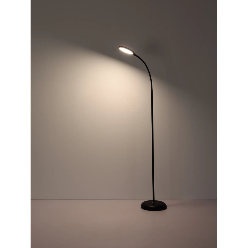 Globo - Lámpara de pie táctil regulable LED/8W/230V 2700K/4000K/6500K negra