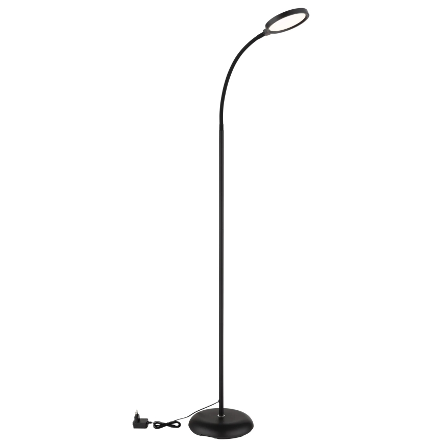 Globo - Lámpara de pie táctil regulable LED/8W/230V 2700K/4000K/6500K negra