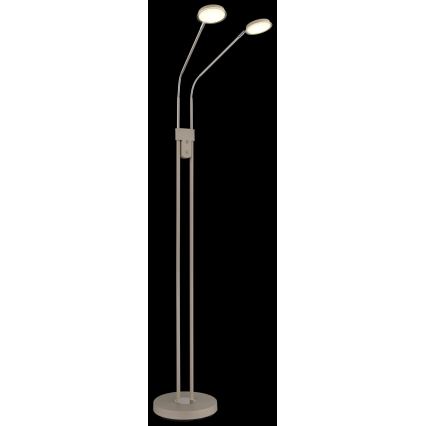 Globo - Lámpara de pie LED regulable 2xLED/6,5W/230V 2700/3350/4000K beige