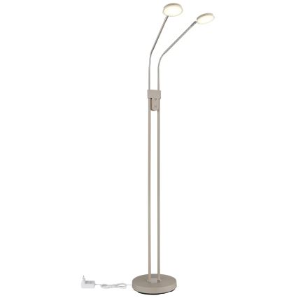 Globo - Lámpara de pie LED regulable 2xLED/6,5W/230V 2700/3350/4000K beige
