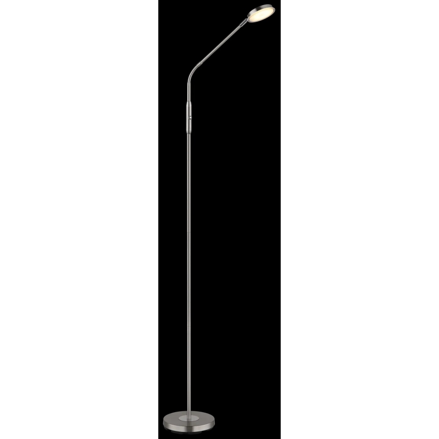 Globo - Lámpara de pie táctil LED regulable LED/6,5W/230V 2700/3350/4000K cromo mate