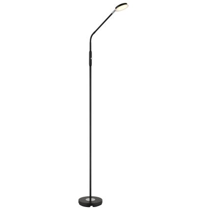 Globo - Lámpara de pie táctil regulable LED/6,5W/230V 2700/3350/4000K negra