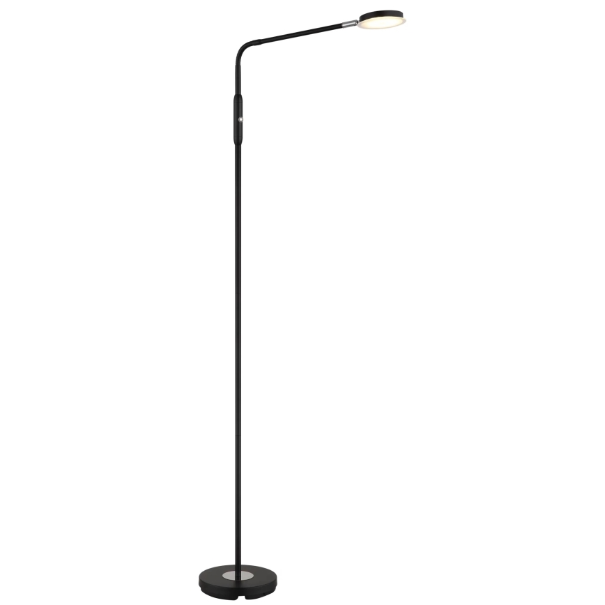 Globo - Lámpara de pie táctil regulable LED/6,5W/230V 2700/3350/4000K negra
