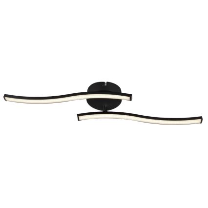 Globo - Plafón LED 2xLED/6W/230V negro