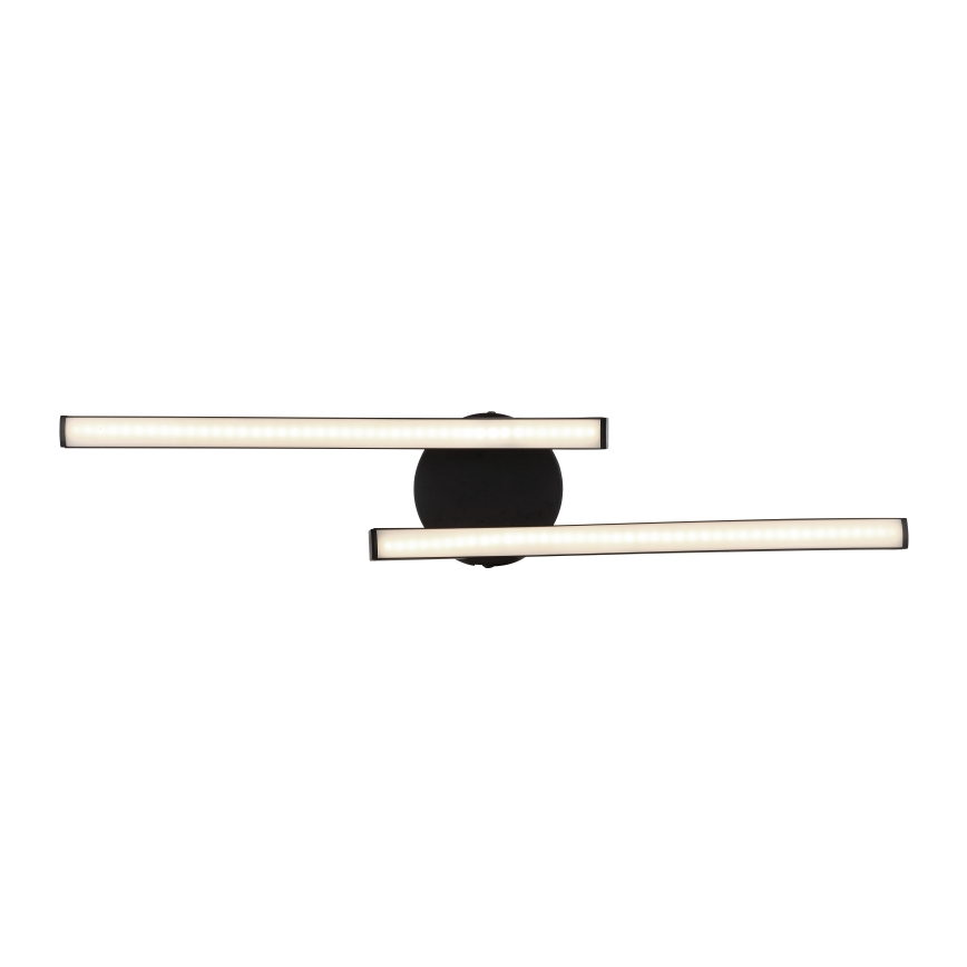 Globo - Plafón LED 2xLED/6W/230V negro