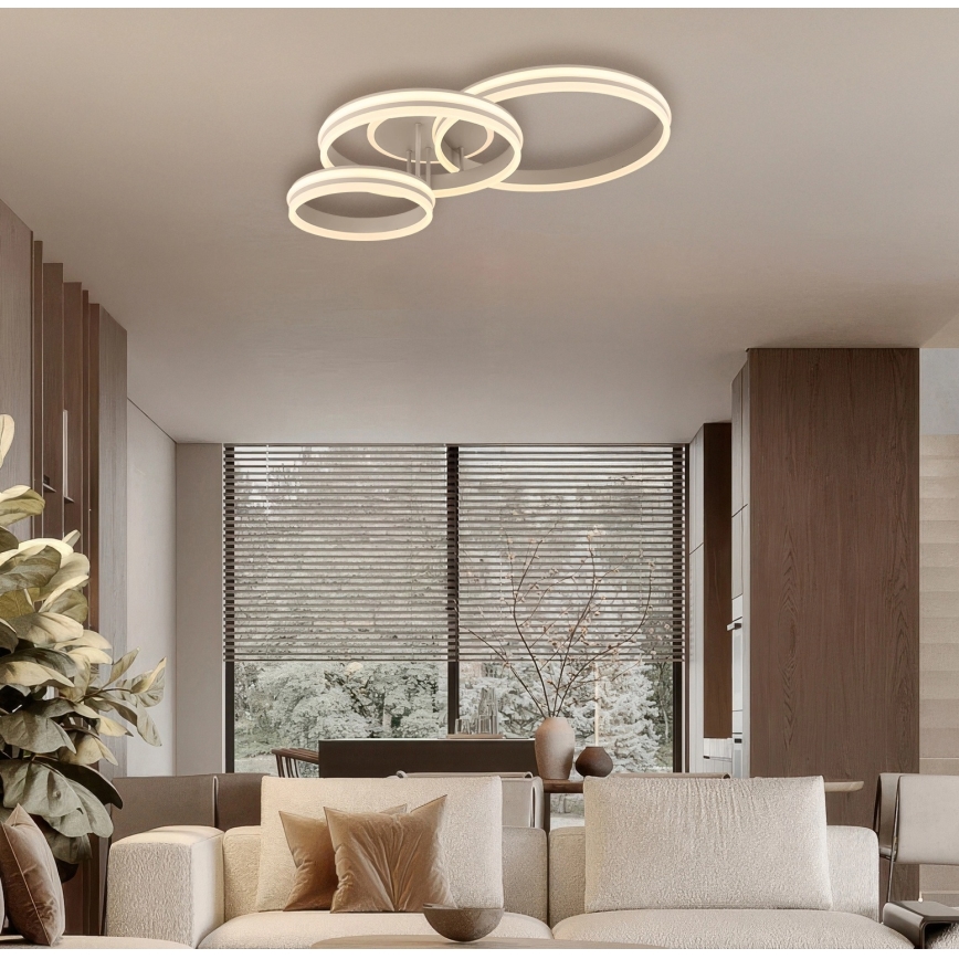Globo - Luminaria de techo LED regulable LED/72W/230V 3000K 79,5x50 cm