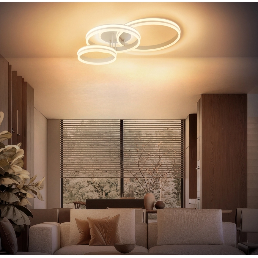 Globo - Luminaria de techo LED regulable LED/72W/230V 3000K 79,5x50 cm