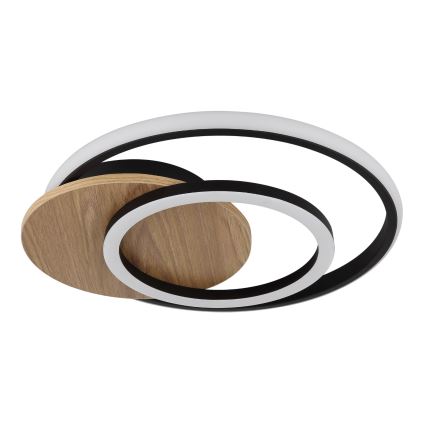 Globo - Plafón LED LED/24W/230V negro