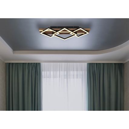 Globo - Plafón LED/24W/230V + LED/8W 3000K 31x61cm