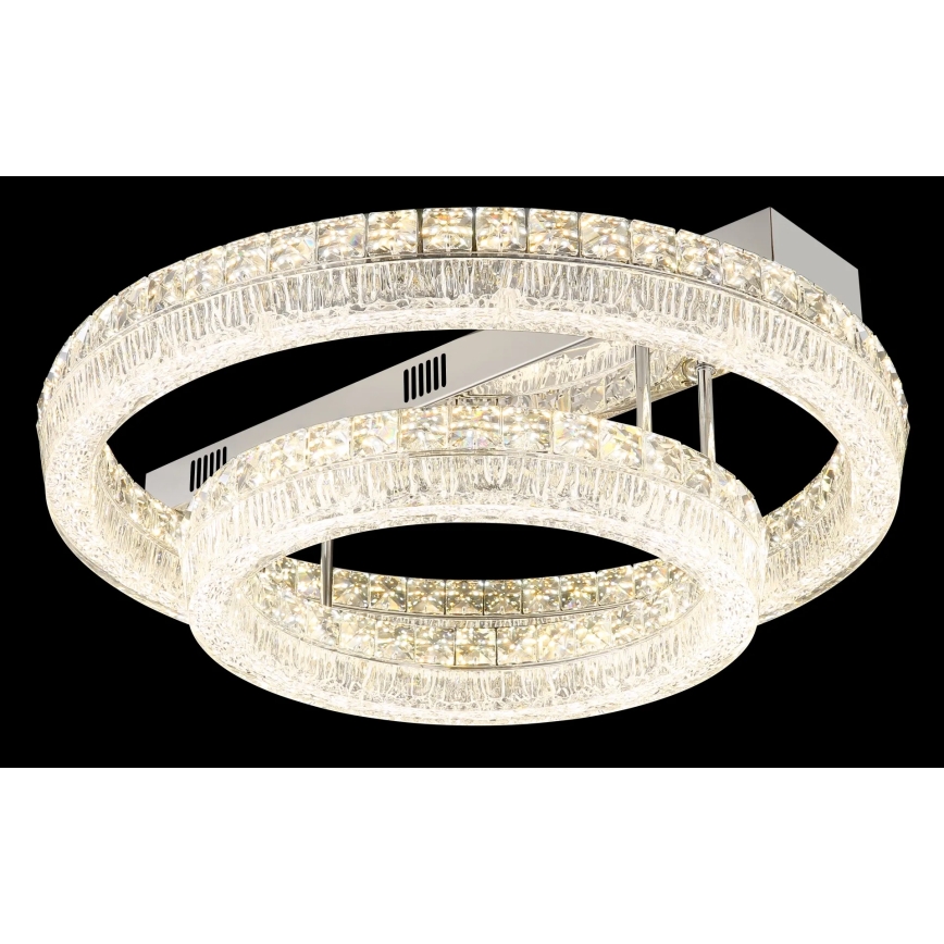 Globo - LED Lámpara de techo LED regulable/60W/230V 2700-6000K transparente + mando a distancia
