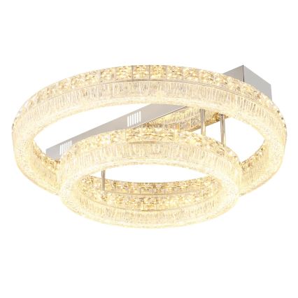 Globo - LED Lámpara de techo LED regulable/60W/230V 2700-6000K transparente + mando a distancia