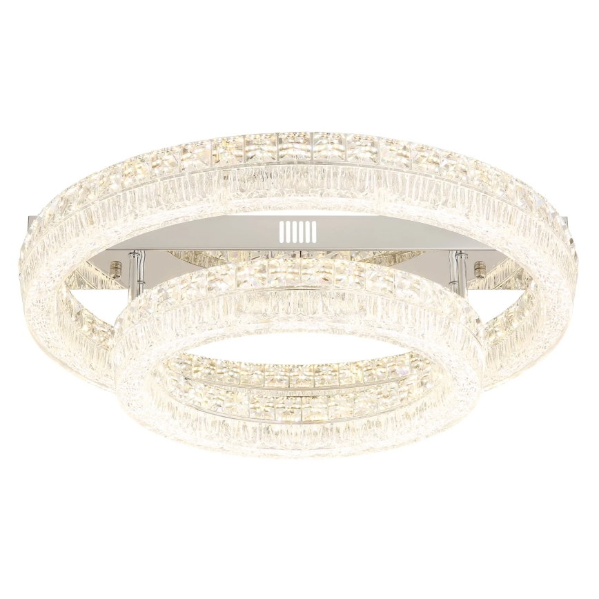 Globo - LED Lámpara de techo LED regulable/60W/230V 2700-6000K transparente + mando a distancia