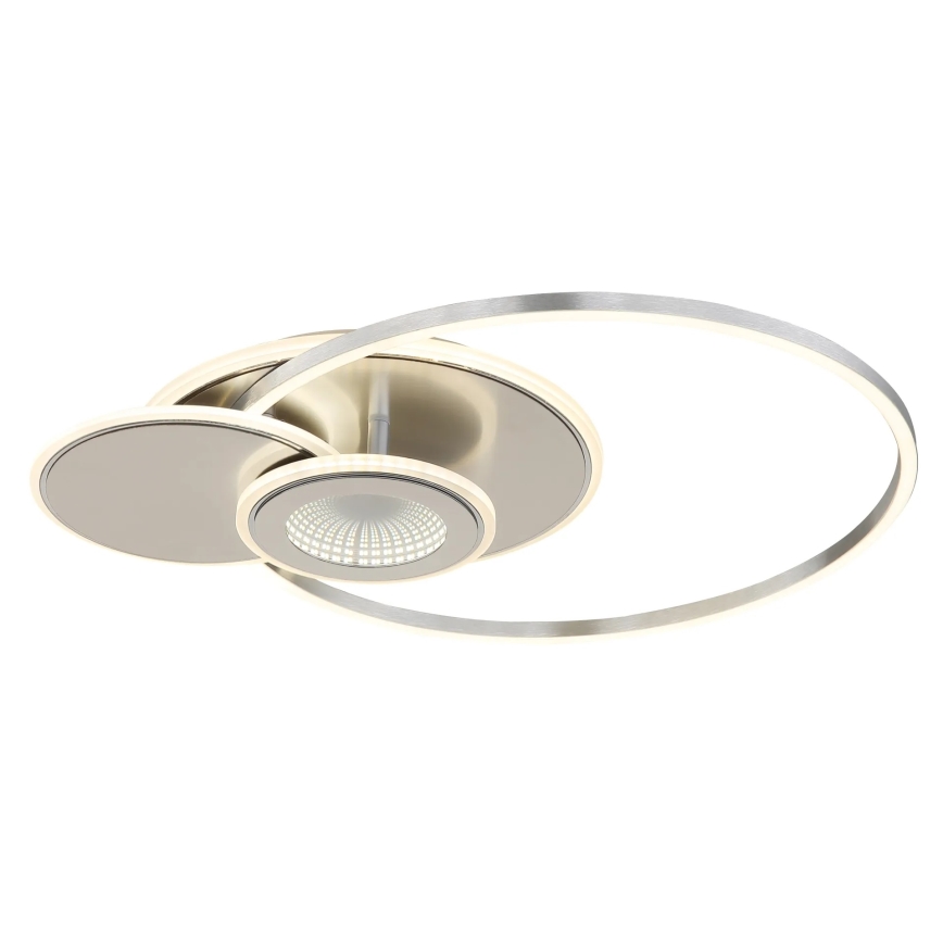 Globo - Lámpara de techo LED regulable LED/24W/230V 2700-6500K plateada + mando a distancia
