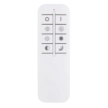 Globo - Lámpara de techo LED regulable LED/24W/230V 2700-6500K plateada + mando a distancia