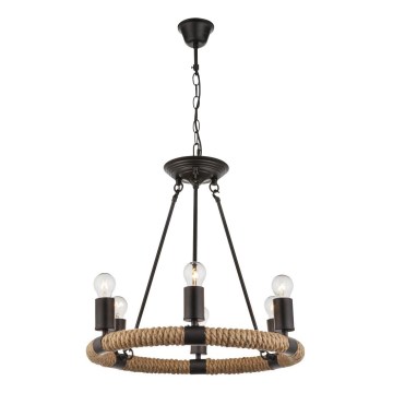 GLOBO 69029-6 - Lámpara colgante ULLEU 6xE27/40W/230V