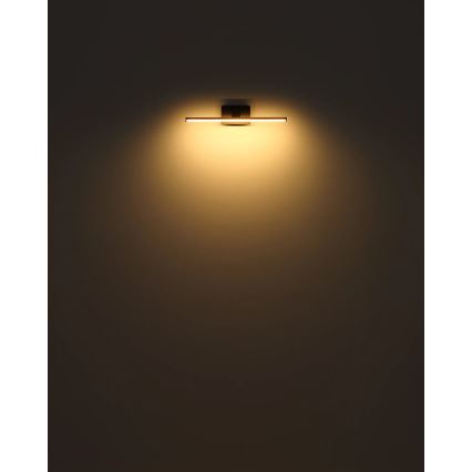 Globo - Lámpara LED recargable para cuadros 3,5W/5V 40 cm 3600 mAh negra