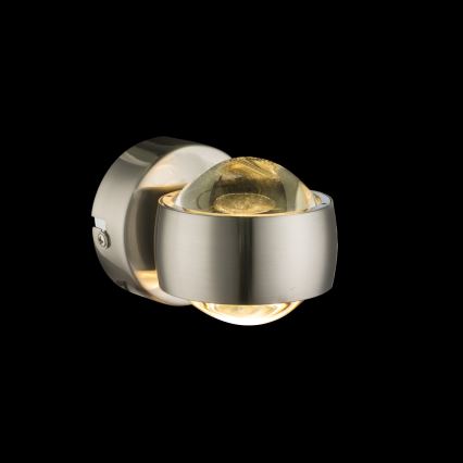 Globo - Aplique LED de pared/7W/230V 3000K cromo mate