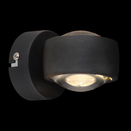 Globo - Aplique de pared LED LED/7W/230V 3000K negro