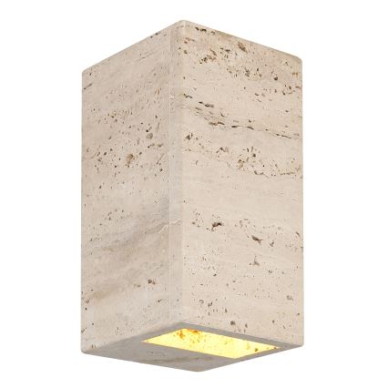 Globo - Aplique de pared LED 6W/230V 3000K travertino