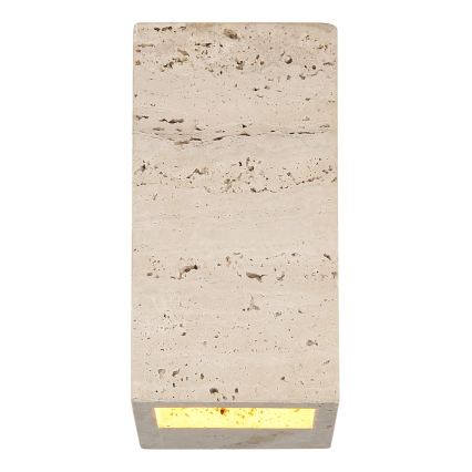 Globo - Aplique de pared LED 6W/230V 3000K travertino