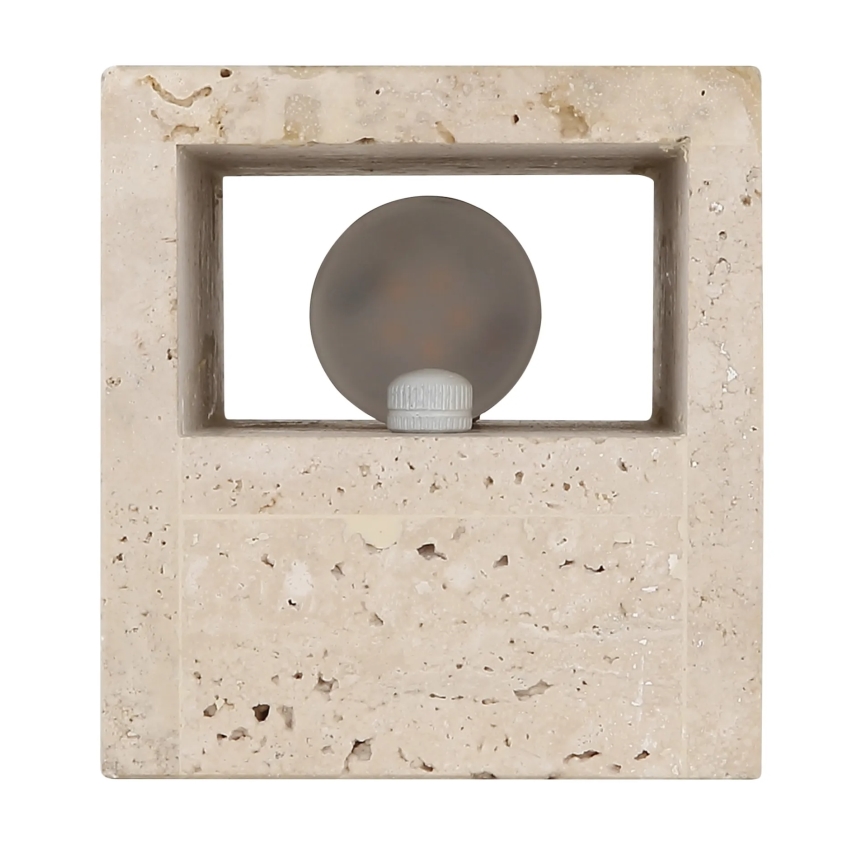 Globo - Aplique de pared LED 6W/230V 3000K travertino