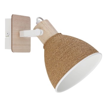 Globo - Aplique de pared con foco 1xE14/40W/230V