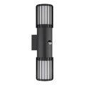 Globo - Aplique de pared para exterior con sensor 2xE27/15W/230V IP54