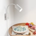 Globo - Aplique flexible 1xGU10/25W/230V blanco