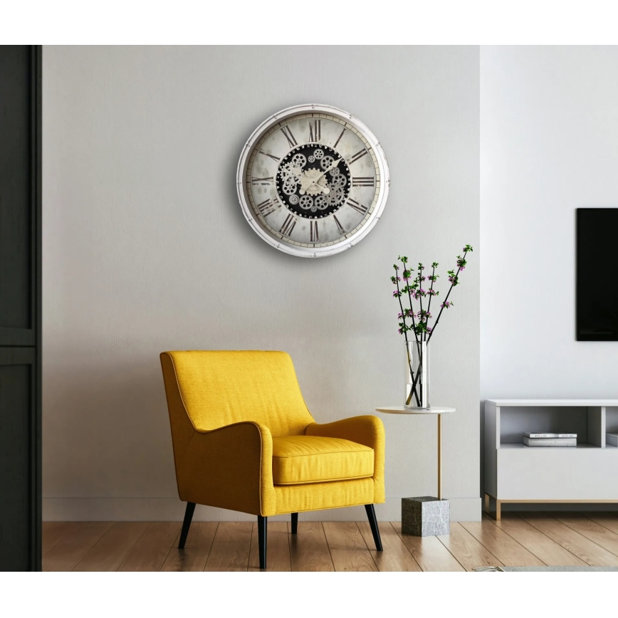 Globo - Reloj de pared Ø 76 cm, 3x AA
