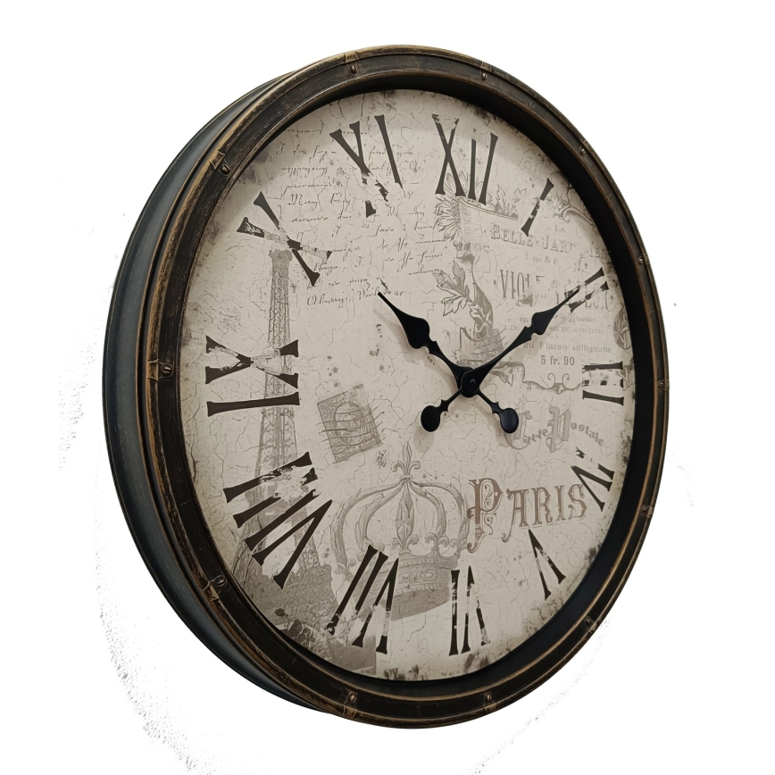 Globo - Reloj de pared Ø 76 cm 1x AA