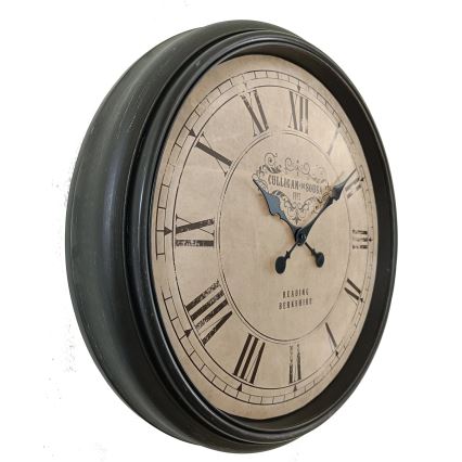 Globo - Reloj de pared Ø 58 cm, 1x pila AA
