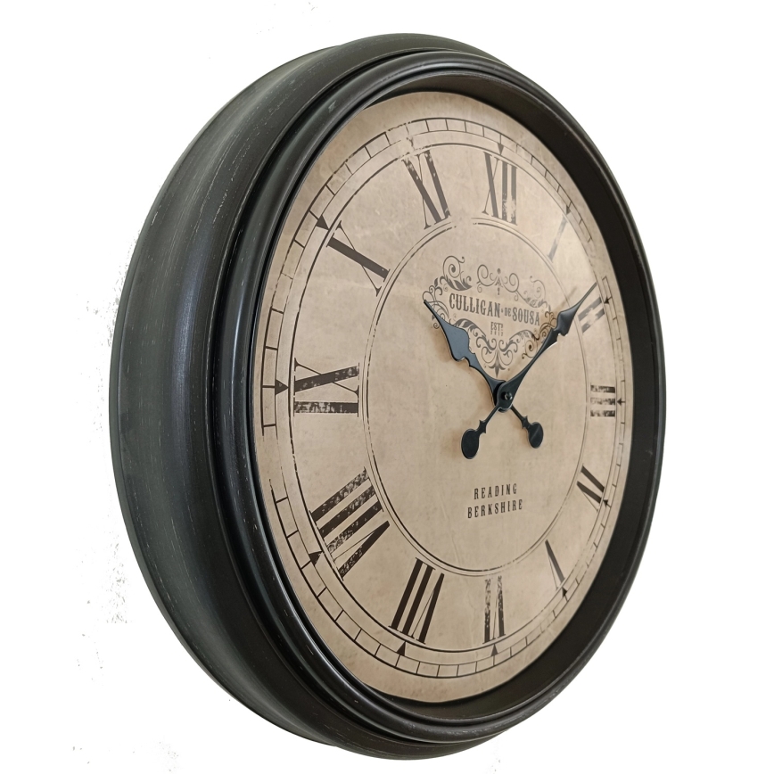 Globo - Reloj de pared Ø 58 cm, 1x pila AA