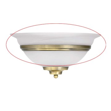 Globo - Cristal de repuesto para aplique de pared TOLEDO E27