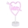 Globo - Decoración de mesa LED neón LED/2W/3xAA corazón