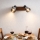 Globo - Foco de pared 2xE14/40W/230V negro/madera