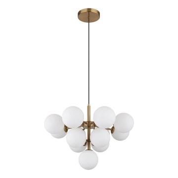 Globo - Lámpara colgante 13xG9/5W/230V diá. 56 cm dorado