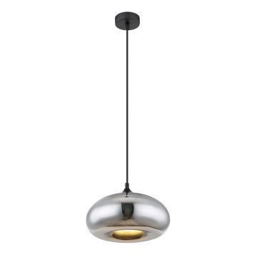 Globo - Lámpara colgante 1xE27/60W/230V cromo brillante