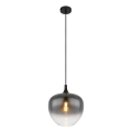 Globo - Lámpara colgante 1xE27/60W/230V diá. 29 cm negro