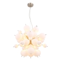 Globo - Lámpara colgante 6xE14/25W/230V diá. 55 cm blanco