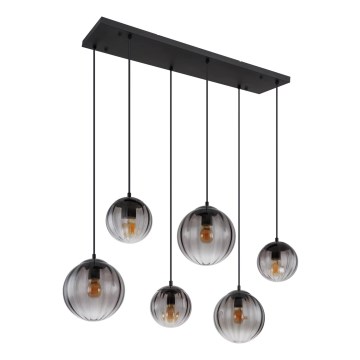 Globo - Lámpara colgante 6xE27/60W/230V