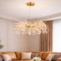 Globo - Lámpara colgante 8xG9/8W/230V diá. 61 cm dorado