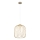 Globo - Lámpara colgante con cable 1xE27/40W/230V diámetro 35 cm beige/blanco