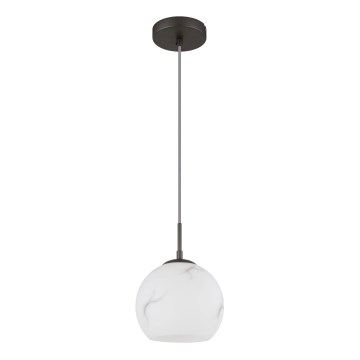 Globo - Lámpara colgante con cable 1xE27/60W/230V Ø 20 cm