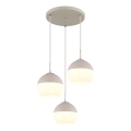 Globo - Lámpara colgante con cable 3xE27/60W/230V
