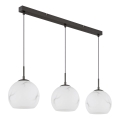 Globo - Lámpara colgante con cable 3xE27/60W/230V