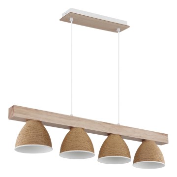 Globo - Lámpara colgante con cable 4xE14/40W/230V
