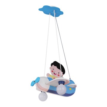 Globo - Lámpara colgante infantil 2xE27/40W/230V