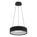 Globo - Lámpara colgante LED con cable LED/45W/230V 2700/4000/6000K Ø 46 cm negra